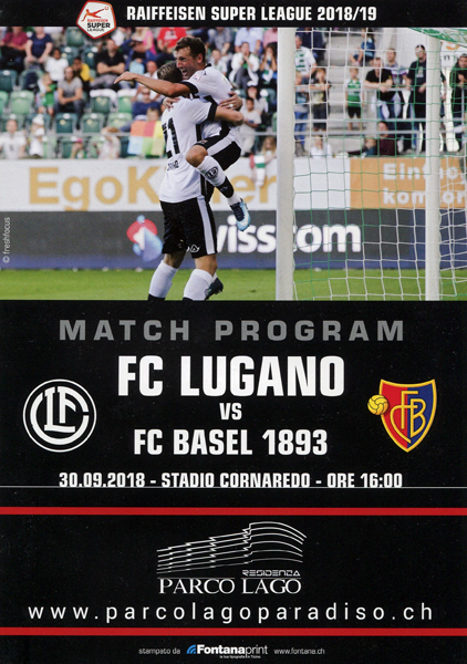30.09.2018: FC Lugano - FC Basel