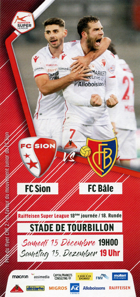 15.12.2018: FC Sion - FC Basel