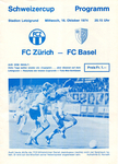 16.10.1974: FC Zürich - FC Basel