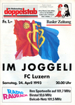 24.04.1993: FC Basel - FC Luzern