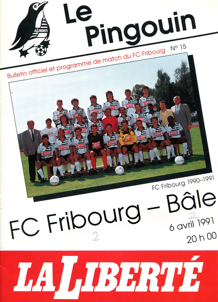 06.04.1991: FC Fribourg - FC Basel