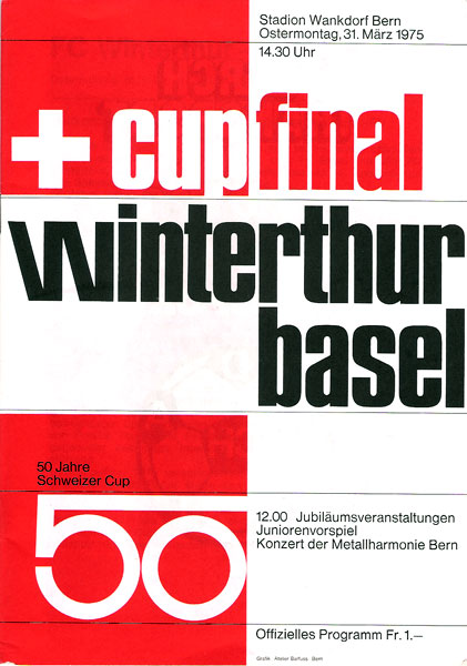 31.03.1975: FC Winterthur - FC Basel