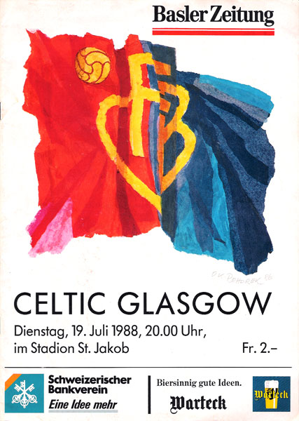 19.07.1988: FC Basel - Celtic