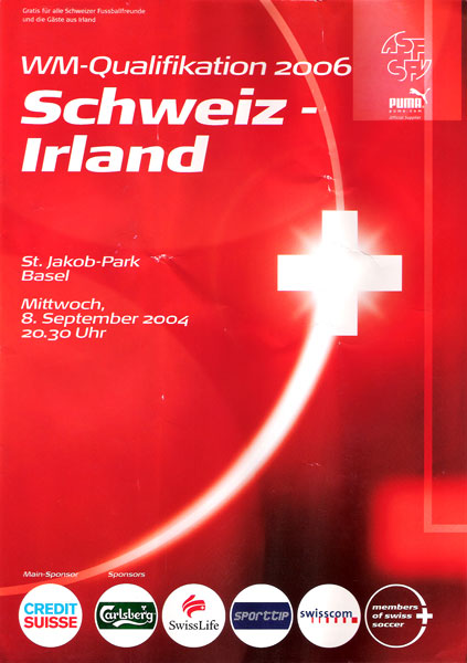 08.09.2004: Schweiz-Irland