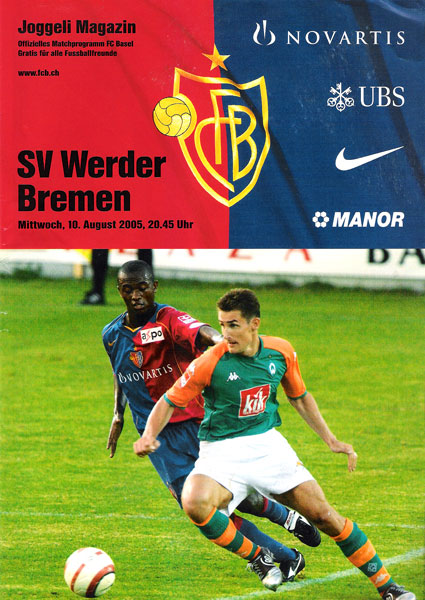 10.08.2005: FCB-Werder Bremen