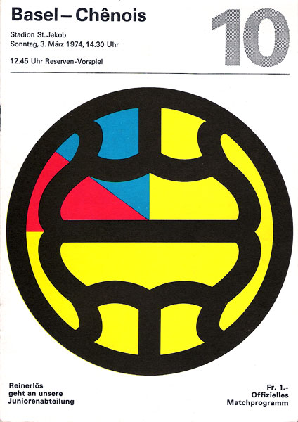 03.03.1974: FC Basel - Chênois