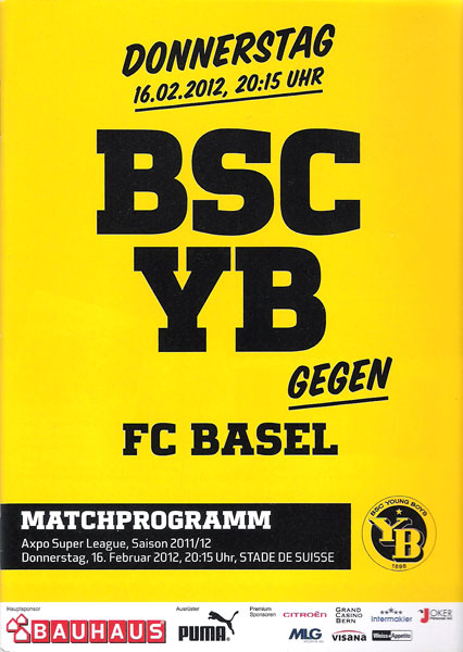 16.02.2012: Young Boys-FCB