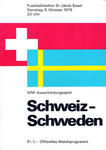 09.10.1976: Schweiz-Schweden