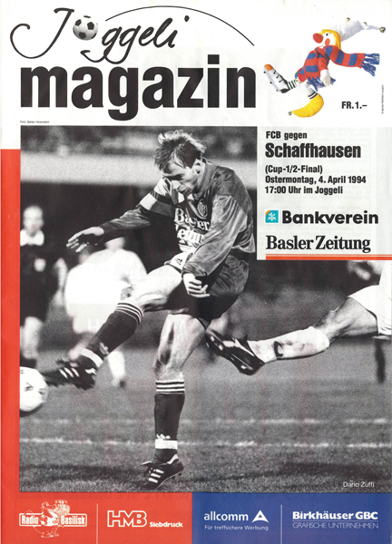 04.04.1994: FC Basel - FC Schaffhausen