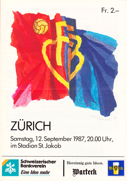12.09.1987: FC Basel - FC Zürich