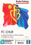 25.02.1990: FC Basel - FC Chur