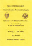 01.07.2005: FC Basel - Shaktar Donezk