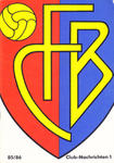 Club-Nachrichten Nr. 1 - 1985/86