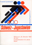 26.10.1983: Schweiz - Jugoslawien