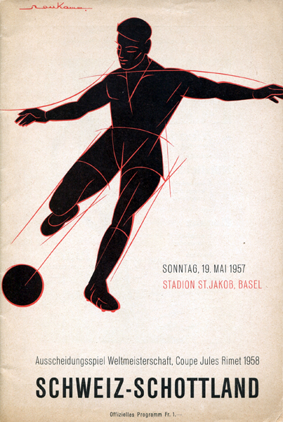 19.05.1957: Schweiz - Schottland