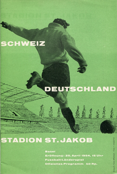 25.04.1954: Schweiz - Deutschland