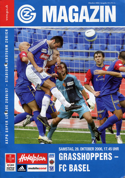 28.10.2006: Grasshoppers - FC Basel