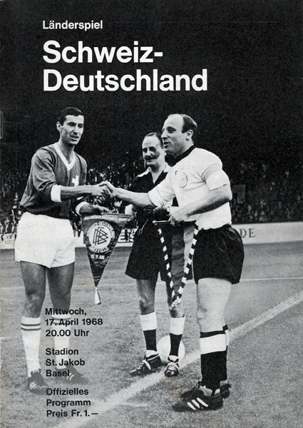 17.04.1968: Schweiz - Deutschland
