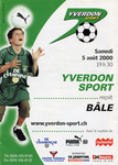 05.08.2000: Yverdon Sport - FC Basel