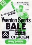 28.10.1989: Yverdon - FC Basel