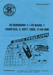 02.09.1989: SC Burgdorf - FC Basel