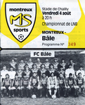 04.08.1989: Montreux - FC Basel
