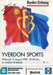 09.08.1989: FC Basel - Yverdon