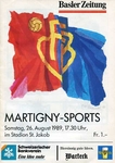 26.08.1989: FC Basel - Martigny