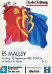 30.09.1989: FC Basel - ES Malley