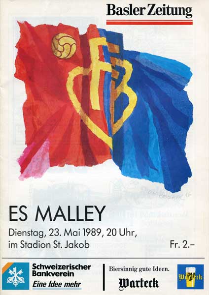 23.05.1989: FC Basel - ES Malley