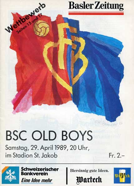 29.04.1989: FC Basel - BSC Old Boys