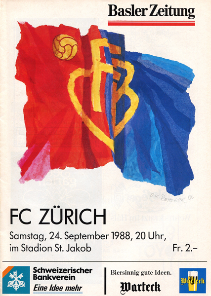 24.09.1988: FC Basel - FC Zürich