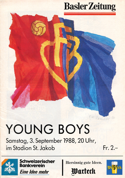 03.09.1988: FC Basel - Young Boys