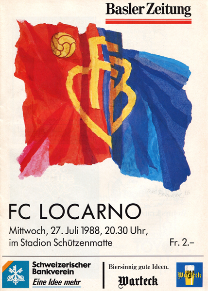 27.07.1988: FC Basel - FC Locarno