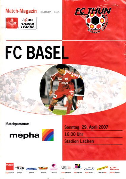29.04.2007: FC Thun - FC Basel