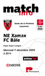 07.12.2005: Neuchâtel Xamax - FC Basel