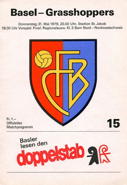 31.05.1979: FC Basel - Grasshoppers